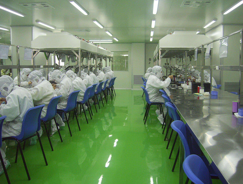 Qingyuan food on the packaging clean room